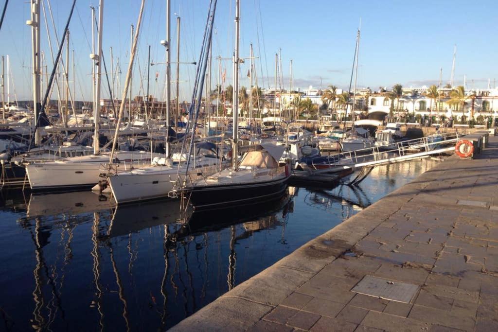 Schoene Wohnung Direkt Am Meer Mit Meerblick, Wlan Puerto De Mogan Εξωτερικό φωτογραφία