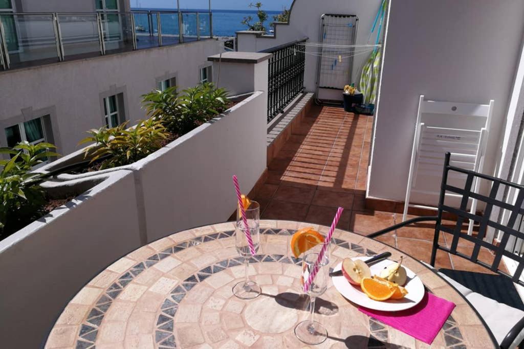 Schoene Wohnung Direkt Am Meer Mit Meerblick, Wlan Puerto De Mogan Εξωτερικό φωτογραφία